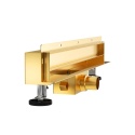 W-Drain NEXT 2w1 Odpływ liniowy ścienny 80 cm dwustronny złoty