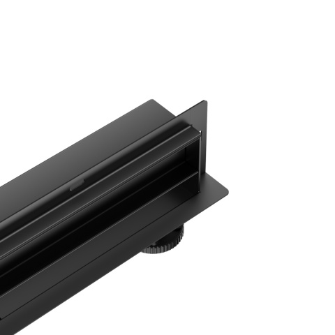 W-Drain NEXT 2w1 Odpływ liniowy ścienny 90 cm dwustronny czarny