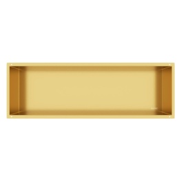 WALL-BOX NO RIM - Półka wnękowa bezramkowa GOLD 90x30x10 cm