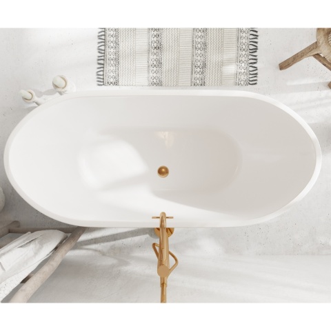 Wanna wolnostojąca PARMA z pokrywką COPPER - 170 x 72 cm