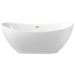 Wanna wolnostojąca PARMA z pokrywką MIRROR GOLD - 170 x 72 cm