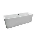 Wanna wolnostojąca ROMA z pokrywką BLACK - 170 x 80 cm