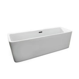 Wanna wolnostojąca ROMA z pokrywką BLACK - 170 x 80 cm