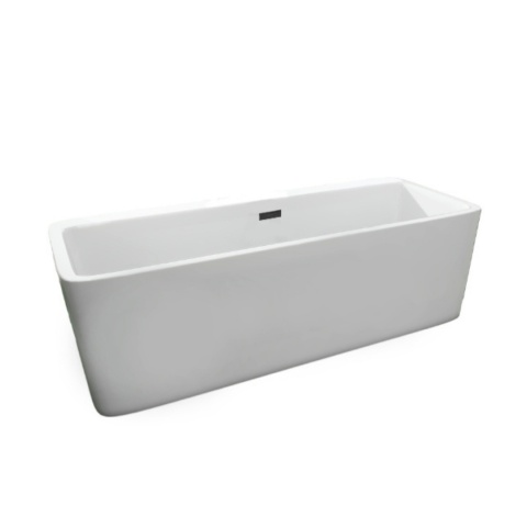 Wanna wolnostojąca ROMA z pokrywką BLACK - 170 x 80 cm