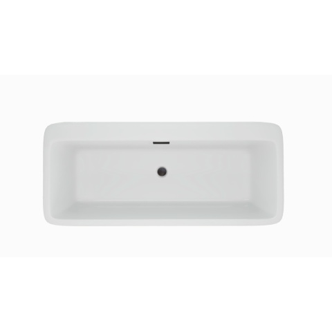 Wanna wolnostojąca ROMA z pokrywką BLACK - 170 x 80 cm