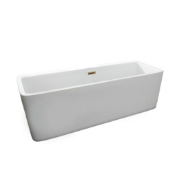 Wanna wolnostojąca ROMA z pokrywką GOLD - 170 x 80 cm