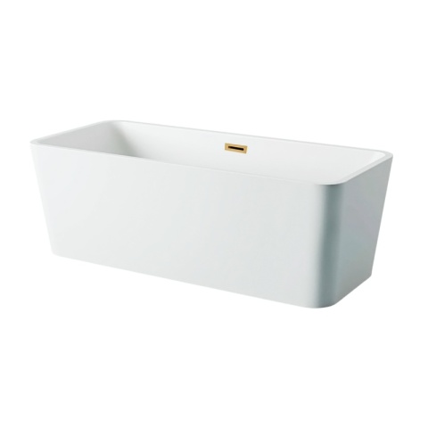 Wanna wolnostojąca ROMA z pokrywką GOLD - 170 x 80 cm