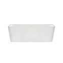 Wanna wolnostojąca ROMA z pokrywką MIRROR GOLD - 170 x 80 cm