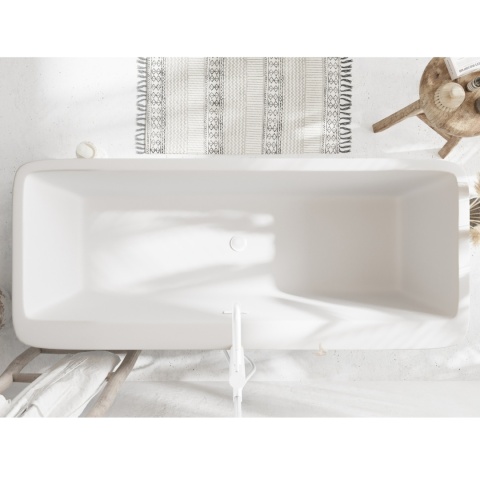 Wanna wolnostojąca ROMA z pokrywką WHITE - 170 x 80 cm