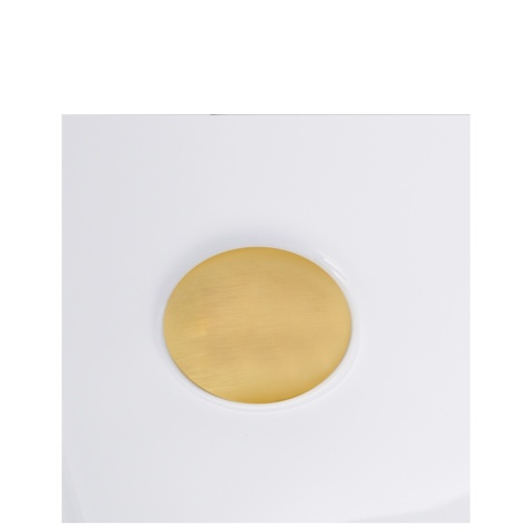 Wanna wolnostojąca narożna lewa AVOLA z pokrywką GOLD - 160 x 80 cm