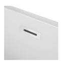 Wanna wolnostojąca narożna lewa AVOLA z pokrywką WHITE - 170 x 80 cm