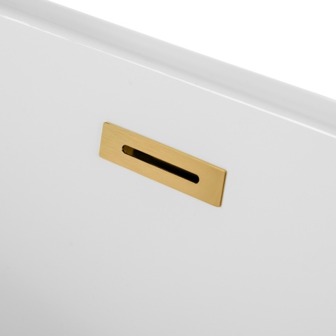 Wanna wolnostojąca przyścienna VIVA z pokrywką GOLD - 170 x 80 cm