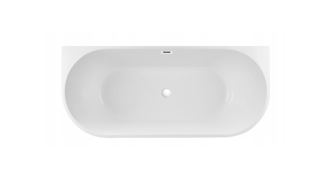 Wanna wolnostojąca przyścienna VIVA z pokrywką WHITE - 170 x 80 cm