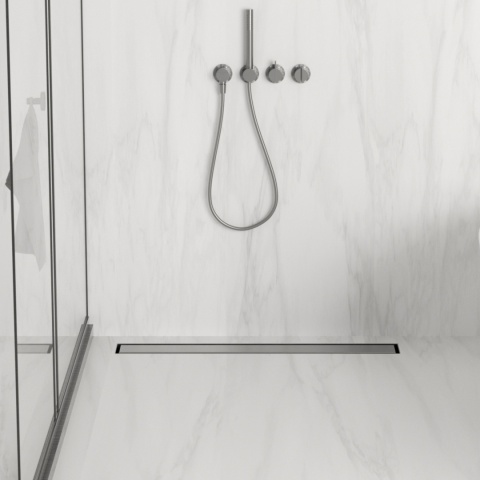 Duplex Next 2w1 Odpływ liniowy 90 cm dwustronny Gun Metal