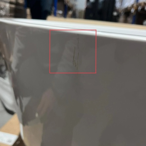 II gatunek Wanna wolnostojąca narożna prawa AVOLA WHITE - 160 x 75