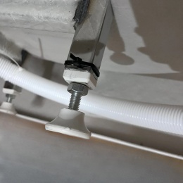 II gatunek Wanna wolnostojąca przyścienna VIVA z pokrywką BLACK - 160 x 75 cm