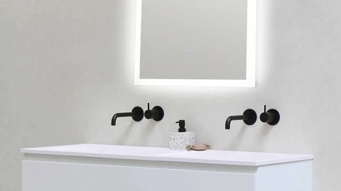 Lustro podświetlane 60x100 cm COSMO- Antypara, Ściemnianie, Zmiana Barwy