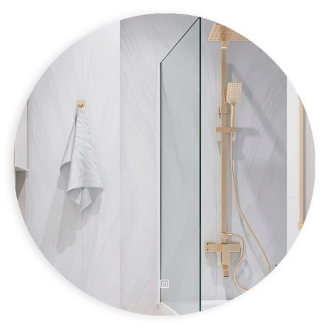 Lustro podświetlane ROCO 80 cm- Antypara, Ściemnianie, Zmiana barwy