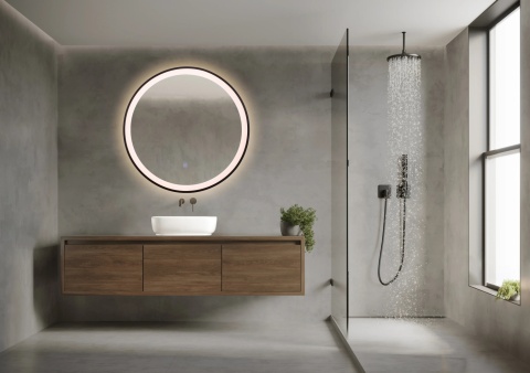 Lustro podświetlane VENUS 80 cm- Antypara, Ściemnianie, Zmiana barwy