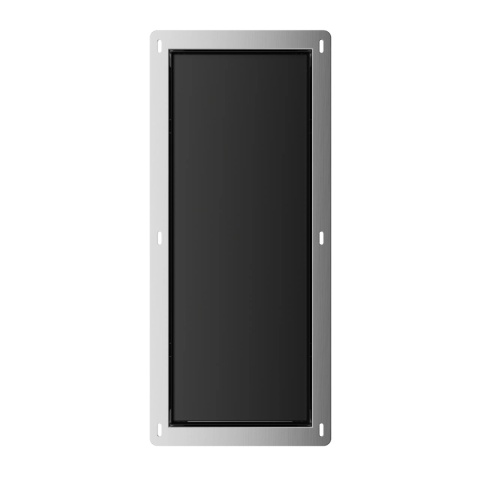 WALL-BOX BRUSH "S" LEWY - BLACK GLASS 53,2 x 23,2 x 15 cm