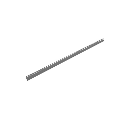 Listwa spadkowa przyścienna prawa 170 cm Gun Metal