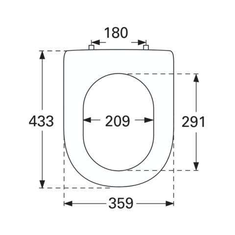 Miska WC bezkołnierzowa z deską sedesową Villeroy&Boch SUBWAY 2.0 Miska WC bezkołnierzowa z deską sedesową Villeroy&Boch SUBWAY 2.0