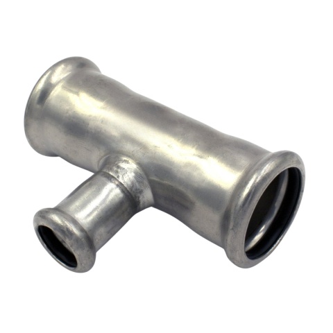 Trójnik redukcyjny Raccorderie Metalliche inoxPRES 76,1/42/76,1