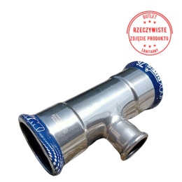Trójnik redukcyjny Raccorderie Metalliche inoxPRES 76,1/42/76,1