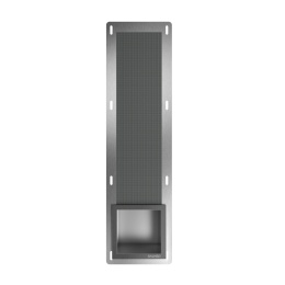 WALL-BOX PAPER 3 - Magazynek na papier Gun Metal