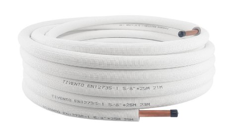 Rura Miedziana w otulinie 3/8 krąg 50 m Tivento Flex