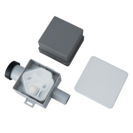 Syfon podtynkowy Ivensis ISN32 R14 do skroplin DN32 - 100x100 mm