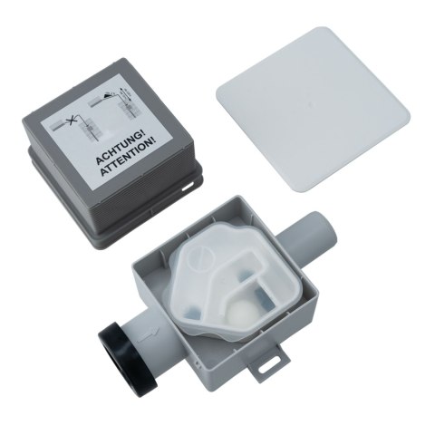 Syfon podtynkowy Ivensis ISN32 R14 do skroplin DN32 - 100x100 mm Syfon podtynkowy Ivensis ISN32 R14 do skroplin DN32 - 100x100 mm