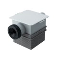 Syfon podtynkowy Ivensis ISN32 R14 do skroplin DN32 - 100x100 mm
