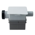 Syfon podtynkowy Ivensis ISN32 R14 do skroplin DN32 - 100x100 mm