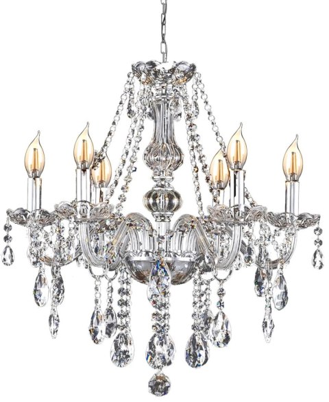 Lampa 392183 kryształowa 6-ramienna