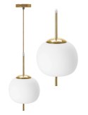 Lampa APP669-1CP Gold/White