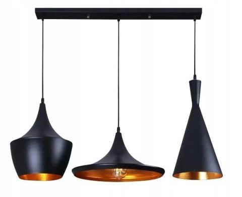 LAMPA COSTA SET BLACK APP083-3CP