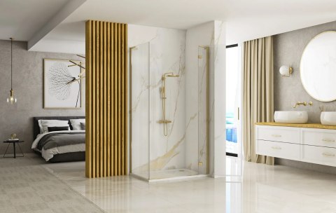 ŚCIANKA PRYSZNICOWA HUGO BRUSH GOLD 80