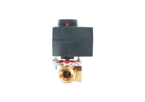 Zawór regulacyjny 3-drogowy z siłownikiem RAS3W-MV