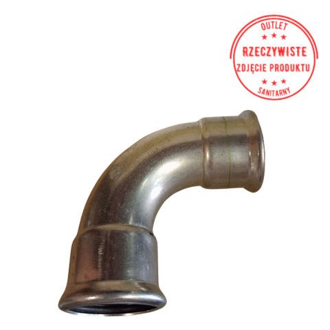 Kolano dwukielichowe KAN-therm INOX d35 90° Kolano dwukielichowe KAN-therm INOX d35 90°