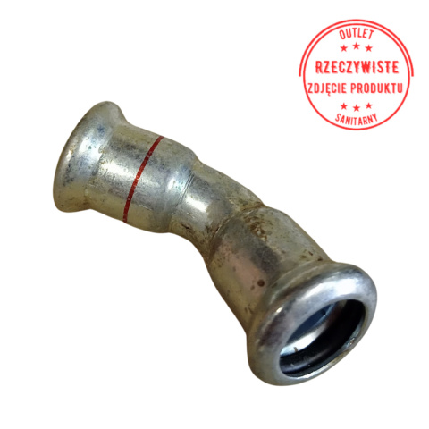 Kolano dwukielichowe KAN-therm d15 45° Kolano dwukielichowe KAN-therm d15 45°
