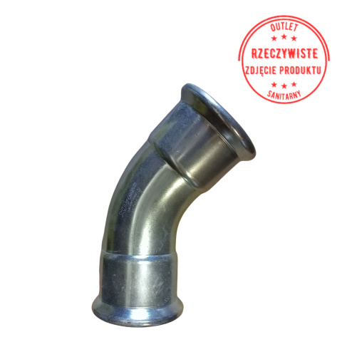 Kolano dwukielichowe KAN-therm d66,7 45° Kolano dwukielichowe KAN-therm d66,7 45°