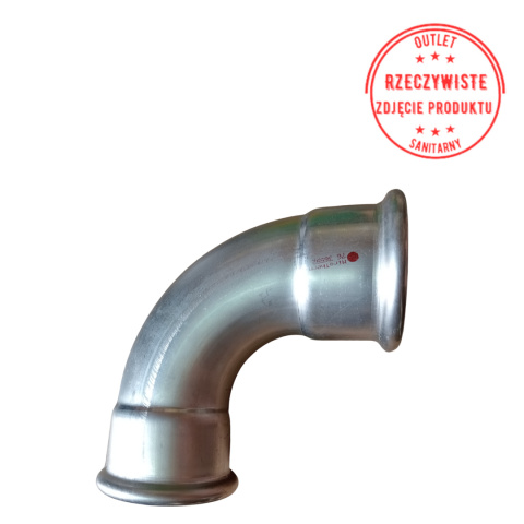 Kolano dwukielichowe SANHA-Therm NiroTherm d76,1 90° Kolano dwukielichowe SANHA-Therm NiroTherm d76,1 90°