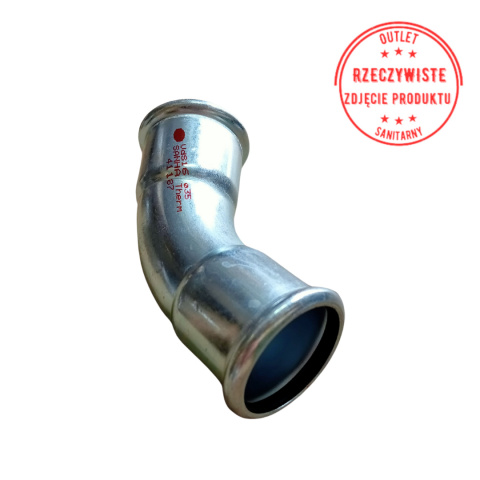 Kolano dwukielichowe SANHA-Therm d35 45° Kolano dwukielichowe SANHA-Therm d35 45°