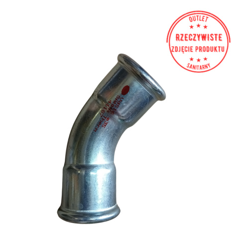 Kolano dwukielichowe SANHA-Therm d35 45° Kolano dwukielichowe SANHA-Therm d35 45°