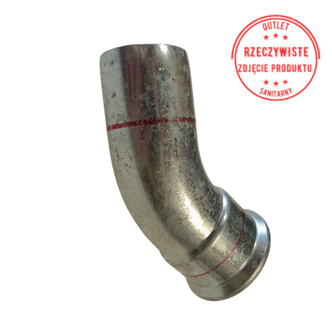 Kolano jednokielichowe KAN-therm Steel d35 45°