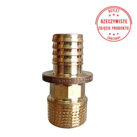 Nypel przejściowy TECEflex GZ 25x3/4'' Nypel przejściowy TECEflex GZ 25x3/4''