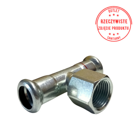 Trójnik przejściowy GW KAN-therm 15x1/2''x15 Trójnik przejściowy GW KAN-therm 15x1/2''x15