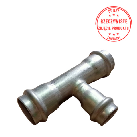 Trójnik redukcyjny NiroSan 28/22/28