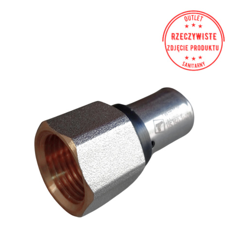Złączka zaprasowywano-nakrętna TweeTop 16x1/2'' Złączka zaprasowywano-nakrętna TweeTop 16x1/2''